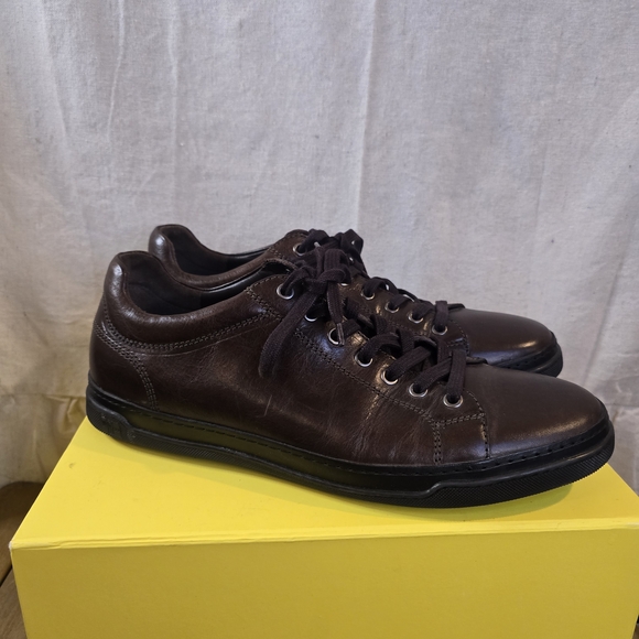 Allen Edmonds Dark Brown Leather Sneakers